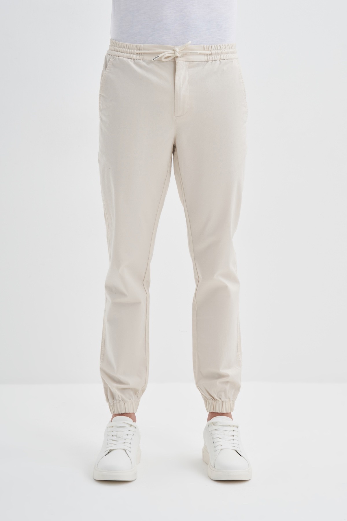 Jogger Gabardin Pantolon Beli Bağcıklı Cepli Lastikli Paça 0004