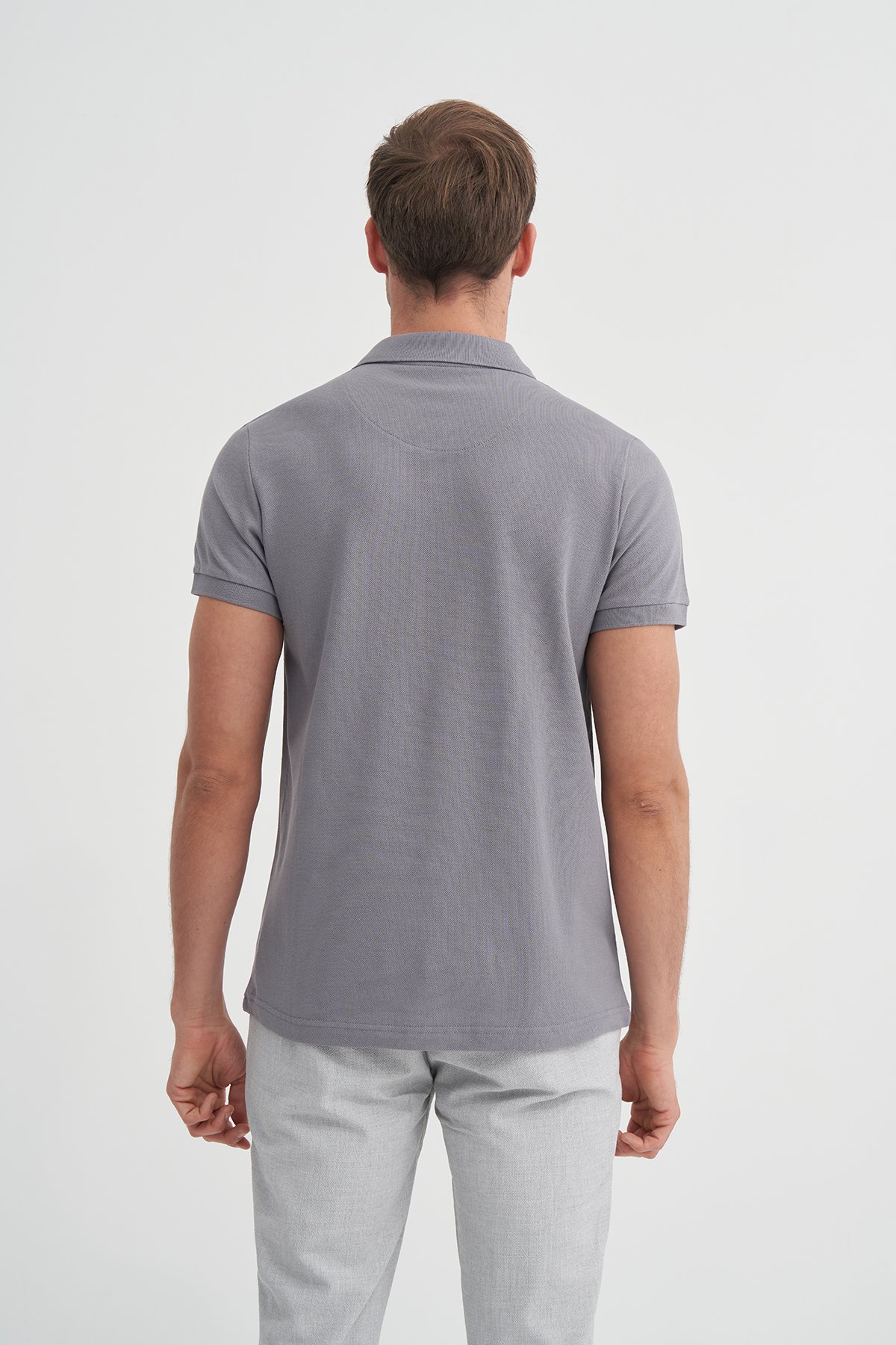 CAZ 4613 POLO PİKE T-SHIRT - A.GRI