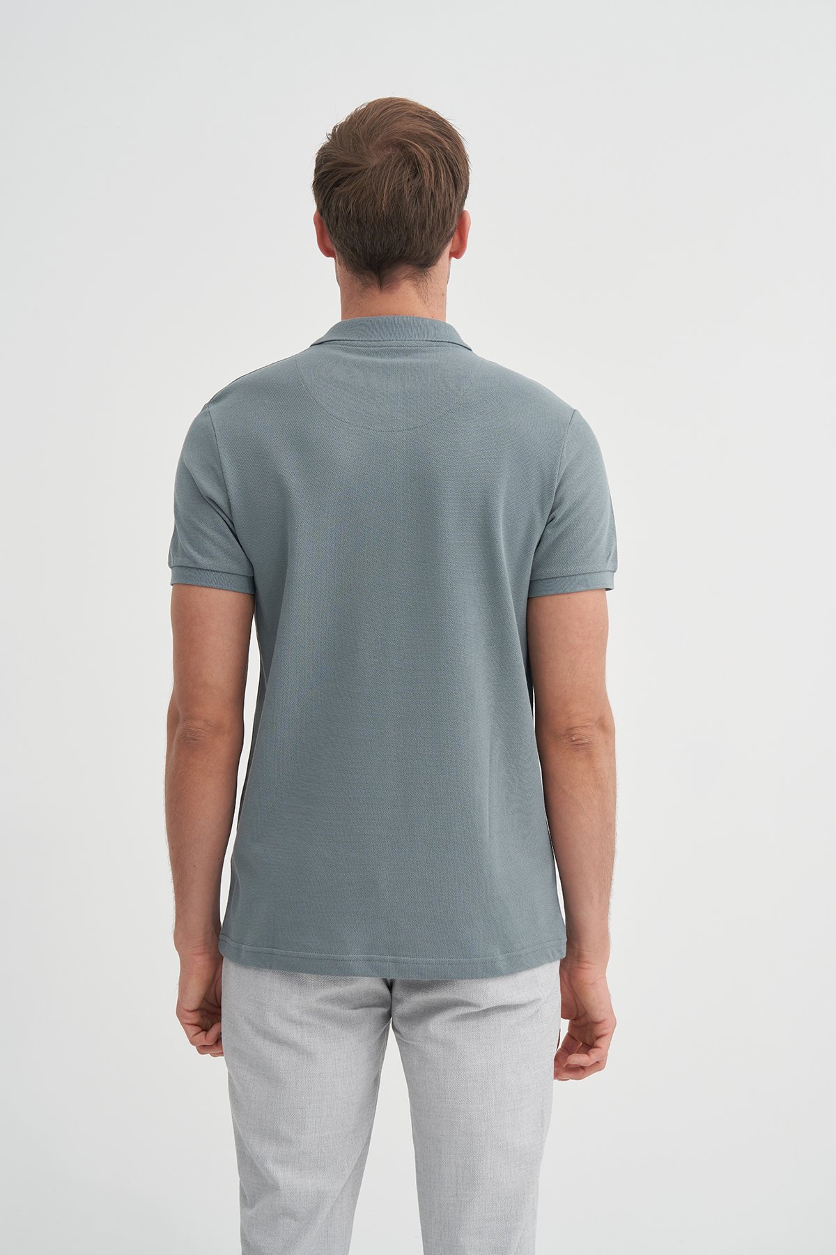 CAZ 4613 POLO PİKE T-SHIRT - GRI