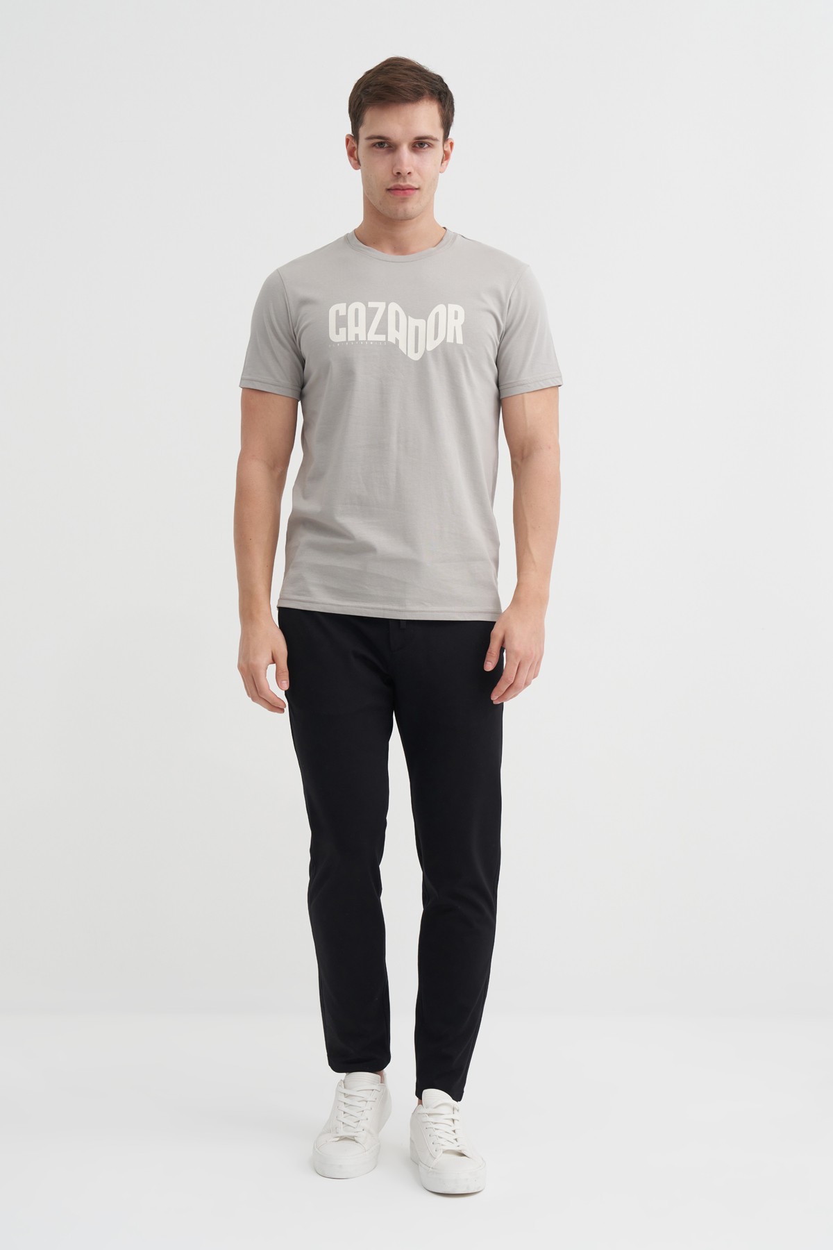 CAZ 4230 BIS YK T-SHIRT - GRI