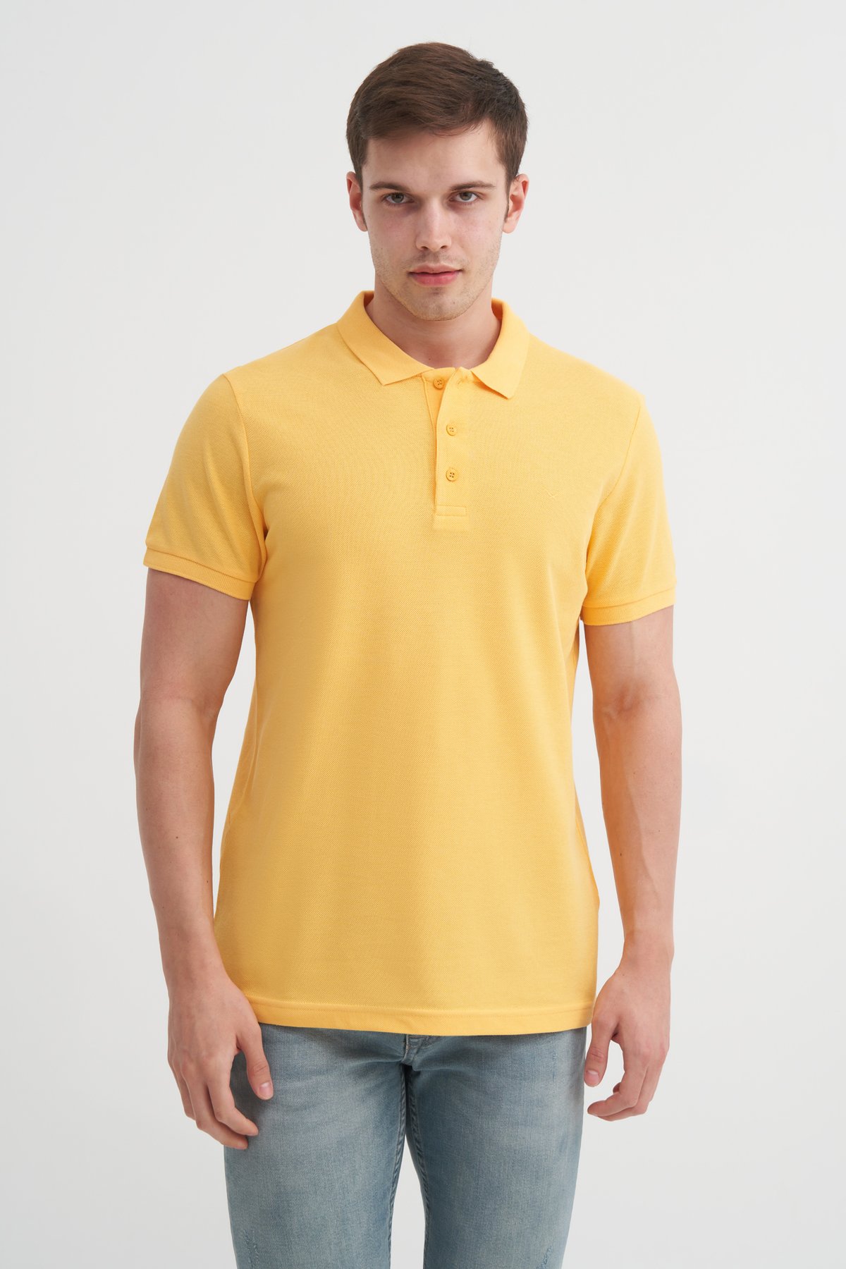 CAZ 4613 POLO PİKE T-SHIRT - HARDAL