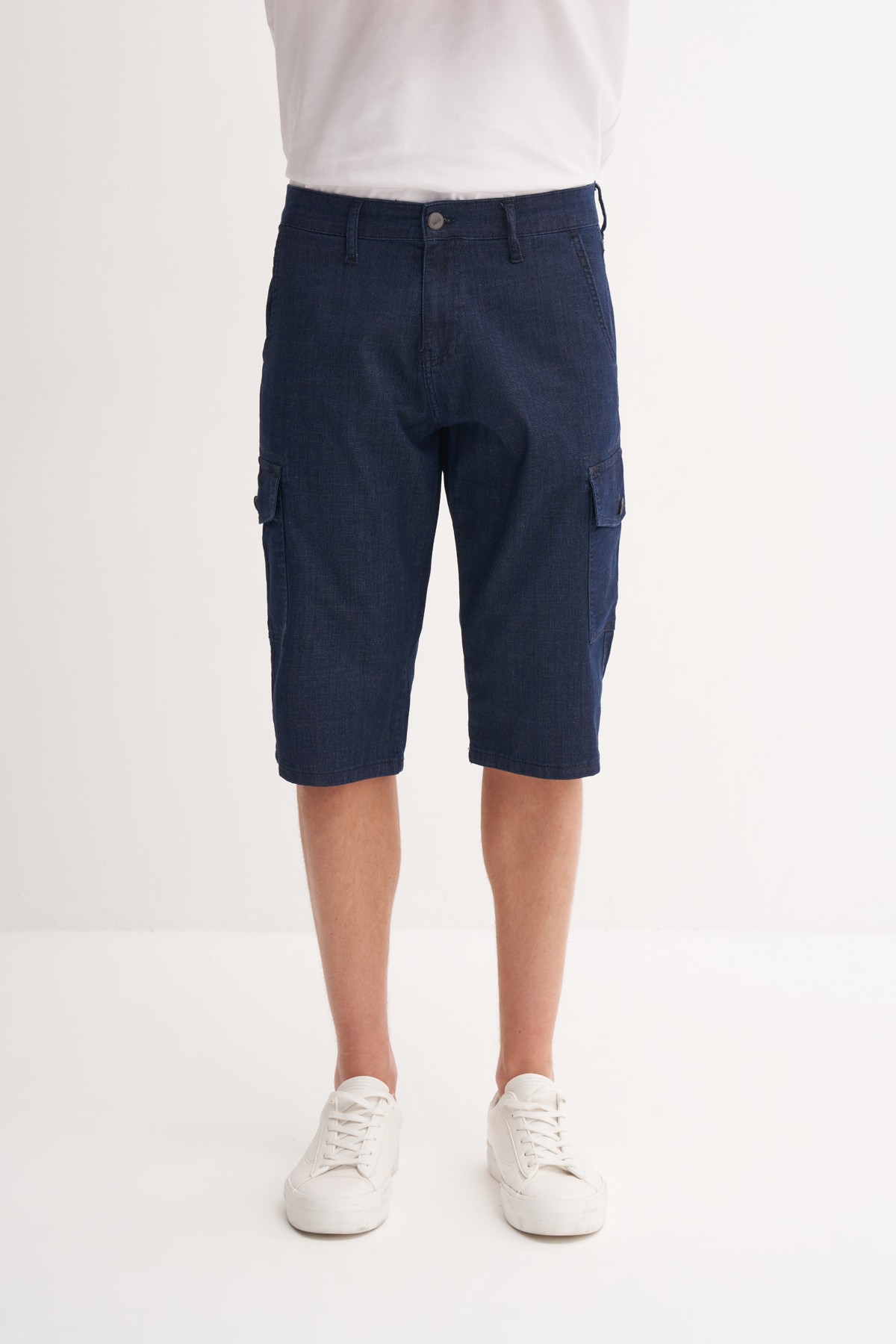 CAZ 6715 KARGO DENIM BERMUDA