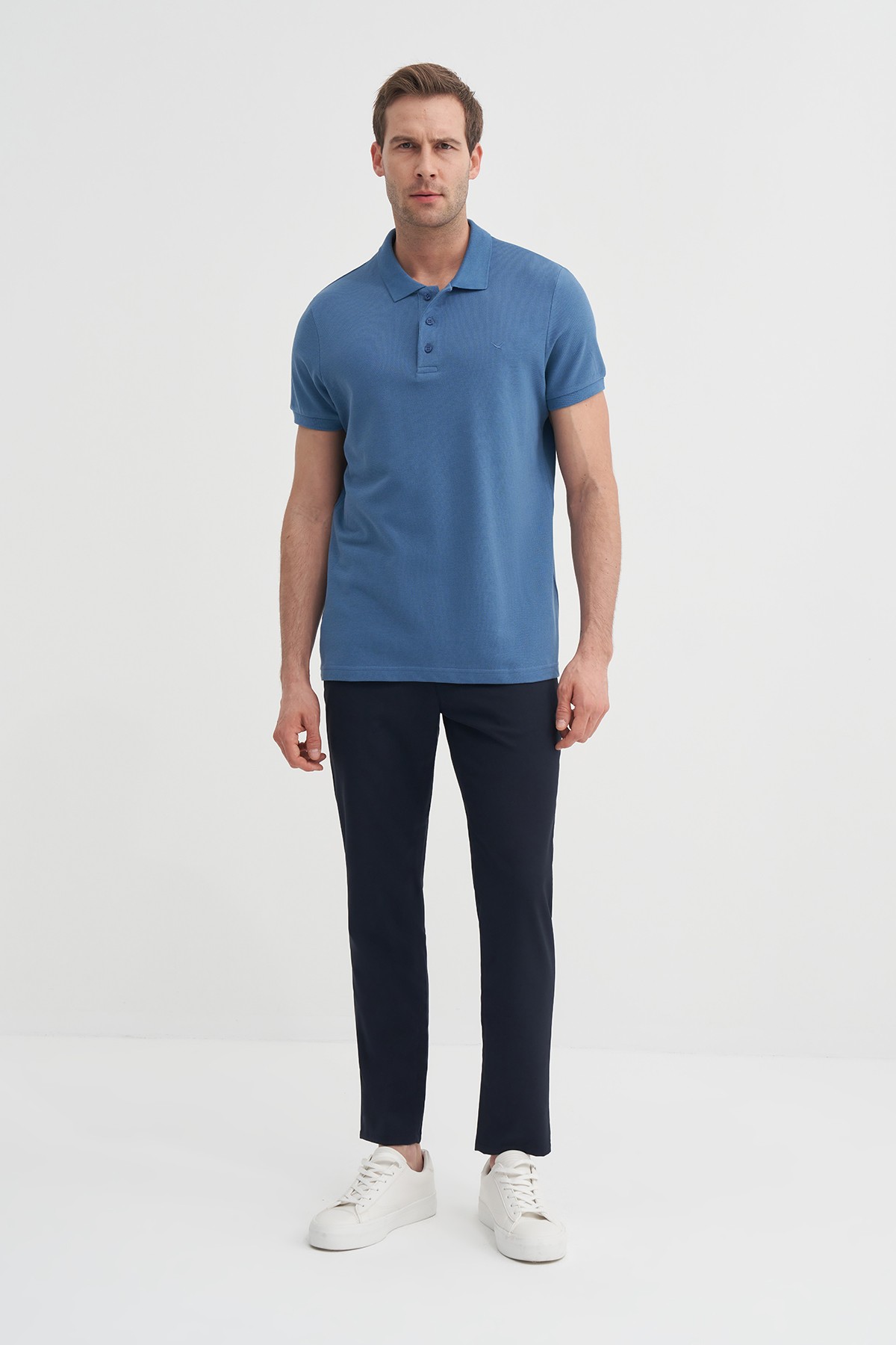 CAZ 4613 POLO PİKE T-SHIRT - K.MAVI