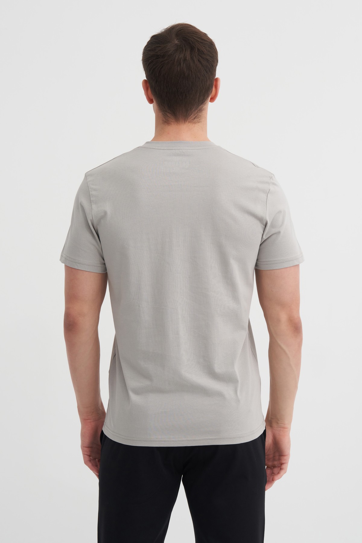 CAZ 4230 BIS YK T-SHIRT - GRI