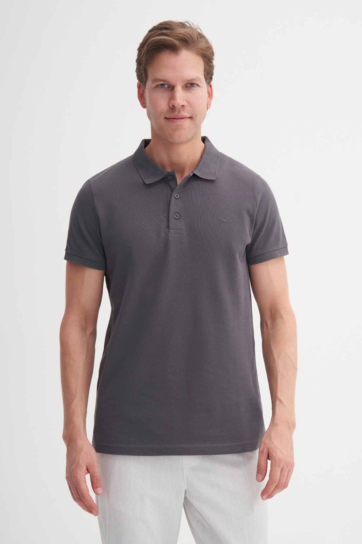 CAZ 4613 POLO PİKE T-SHIRT - ANTRASIT