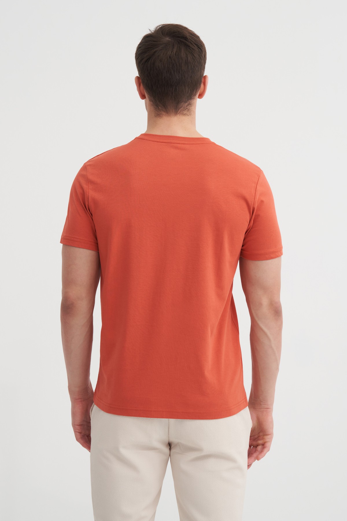 CAZ 4230 BIS YK T-SHIRT - KIREMIT