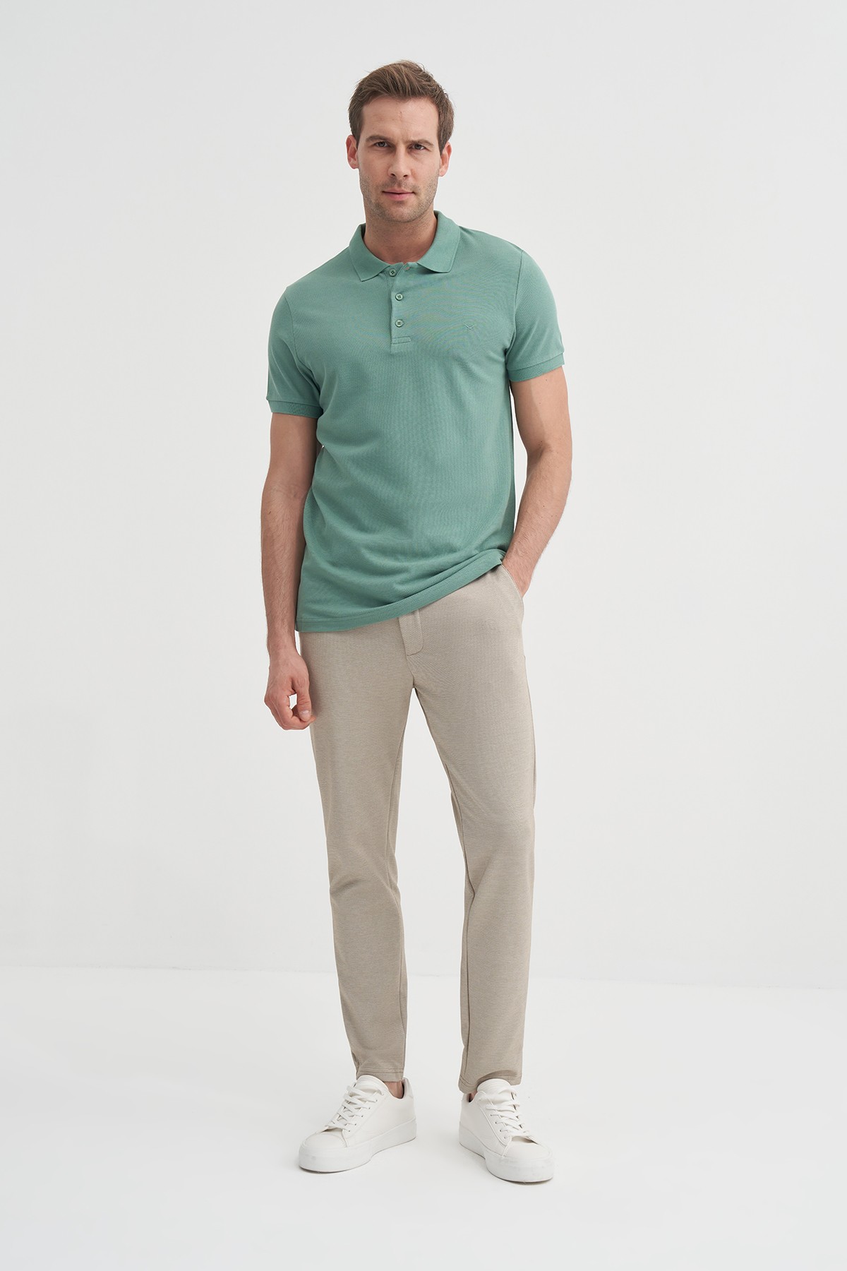 CAZ 4613 POLO PİKE T-SHIRT - S.BLUE