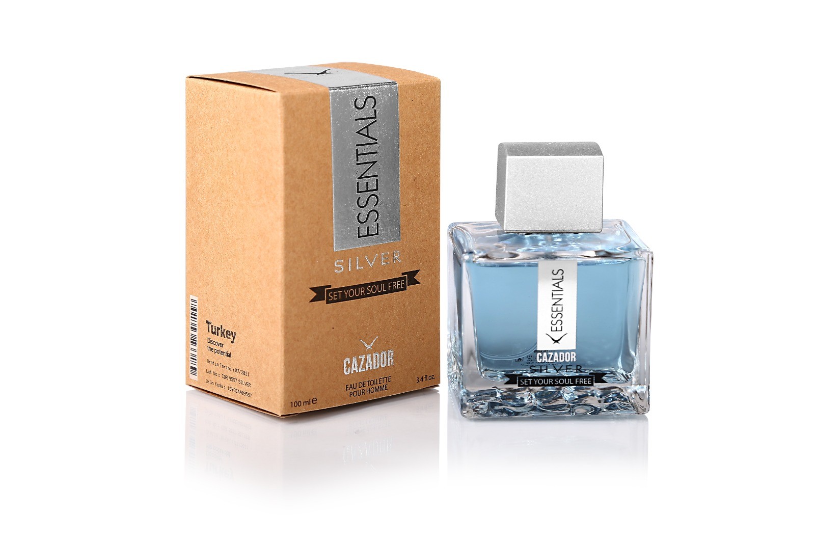 CAZ 9557 ESENTIAL SILVER PARFUM 100CL