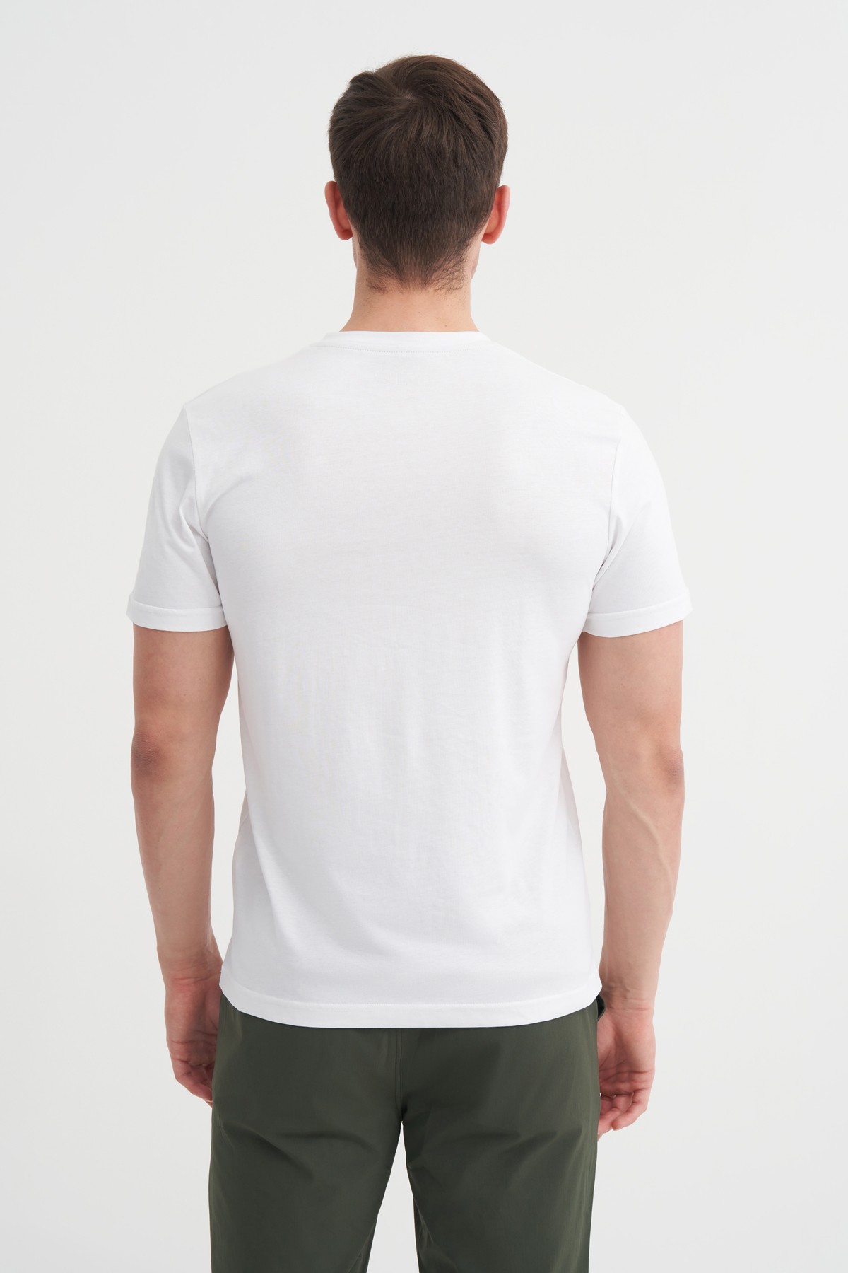 CAZ 4230 BIS YK T-SHIRT - BEYAZ