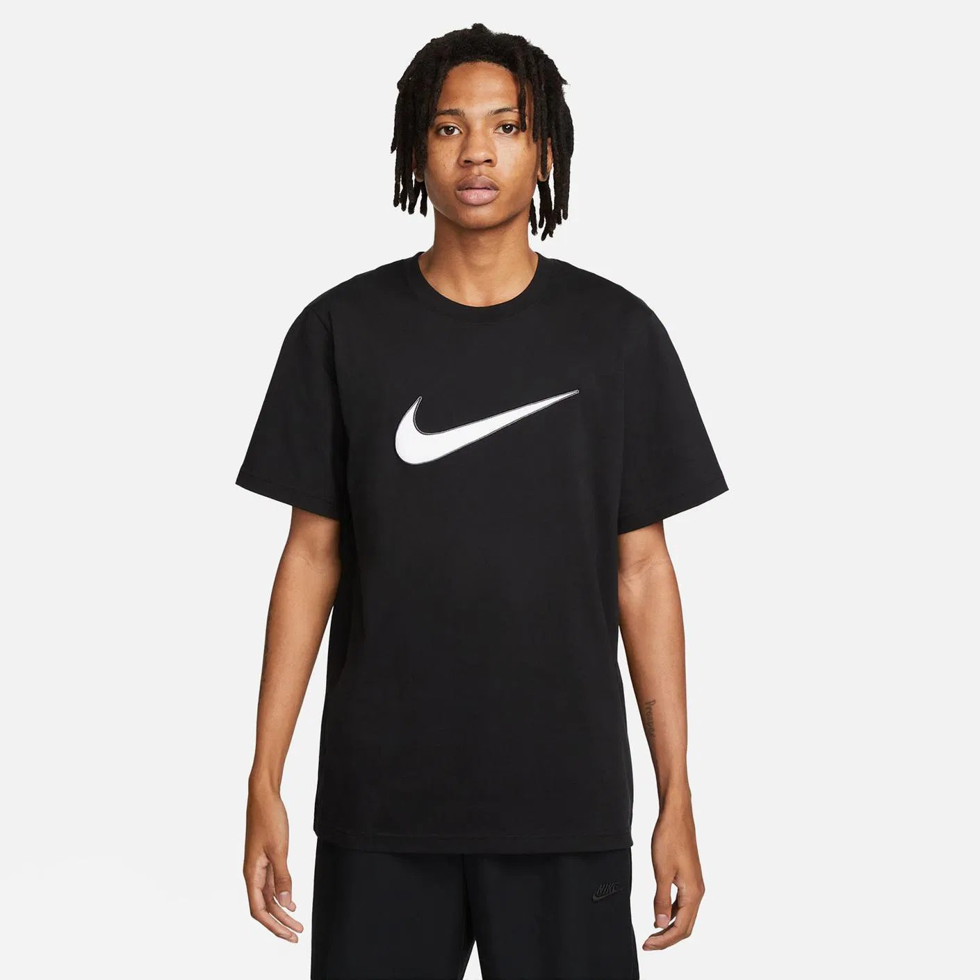 Sportswear Erkek Siyah Günlük T-Shirt