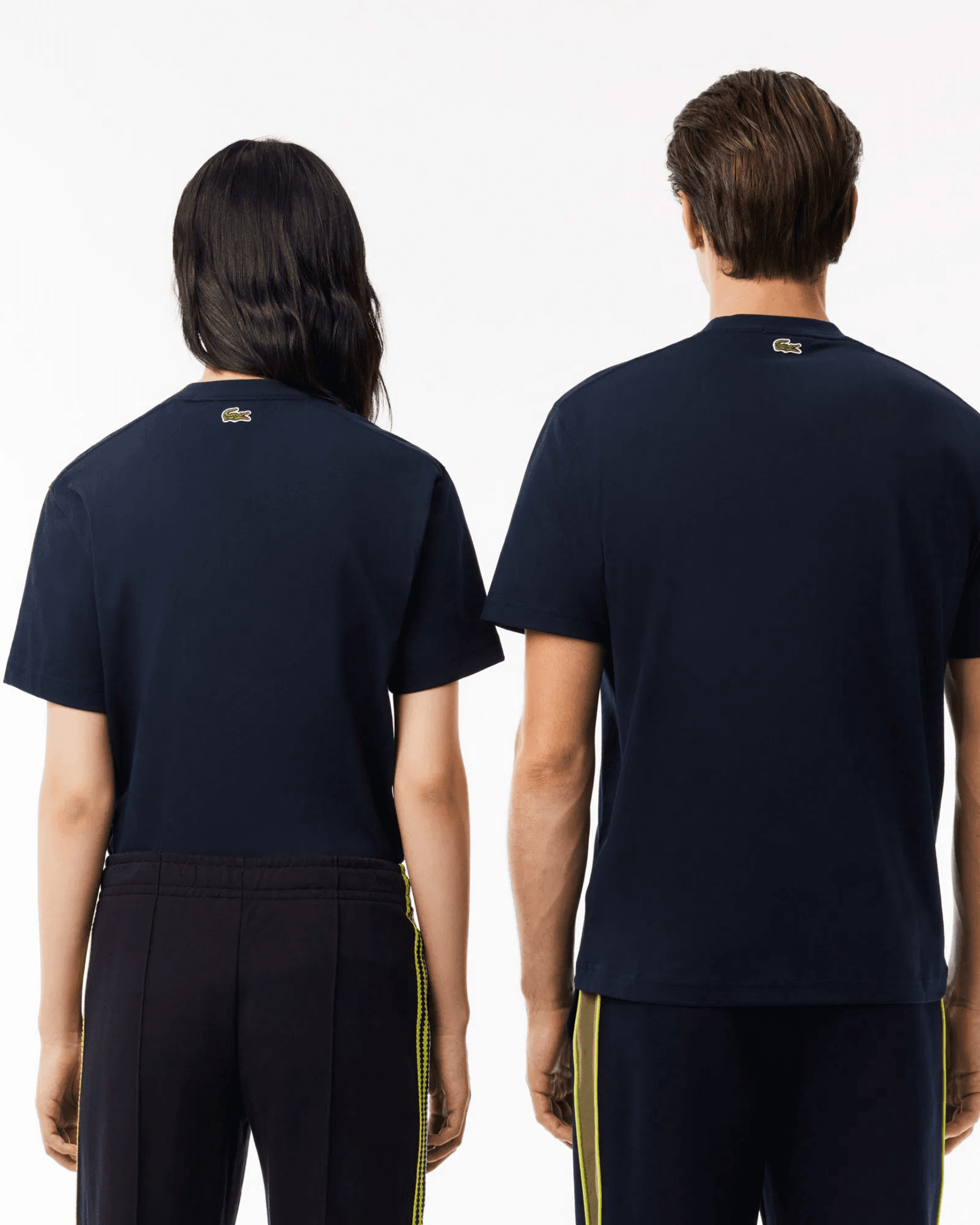 Unisex Bisiklet Yaka Baskılı Tshirt