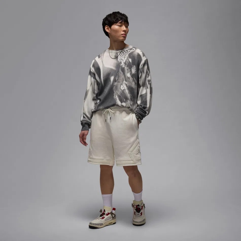 Jordan Flight Fleece Diamond Short Erkek Bej Şort
