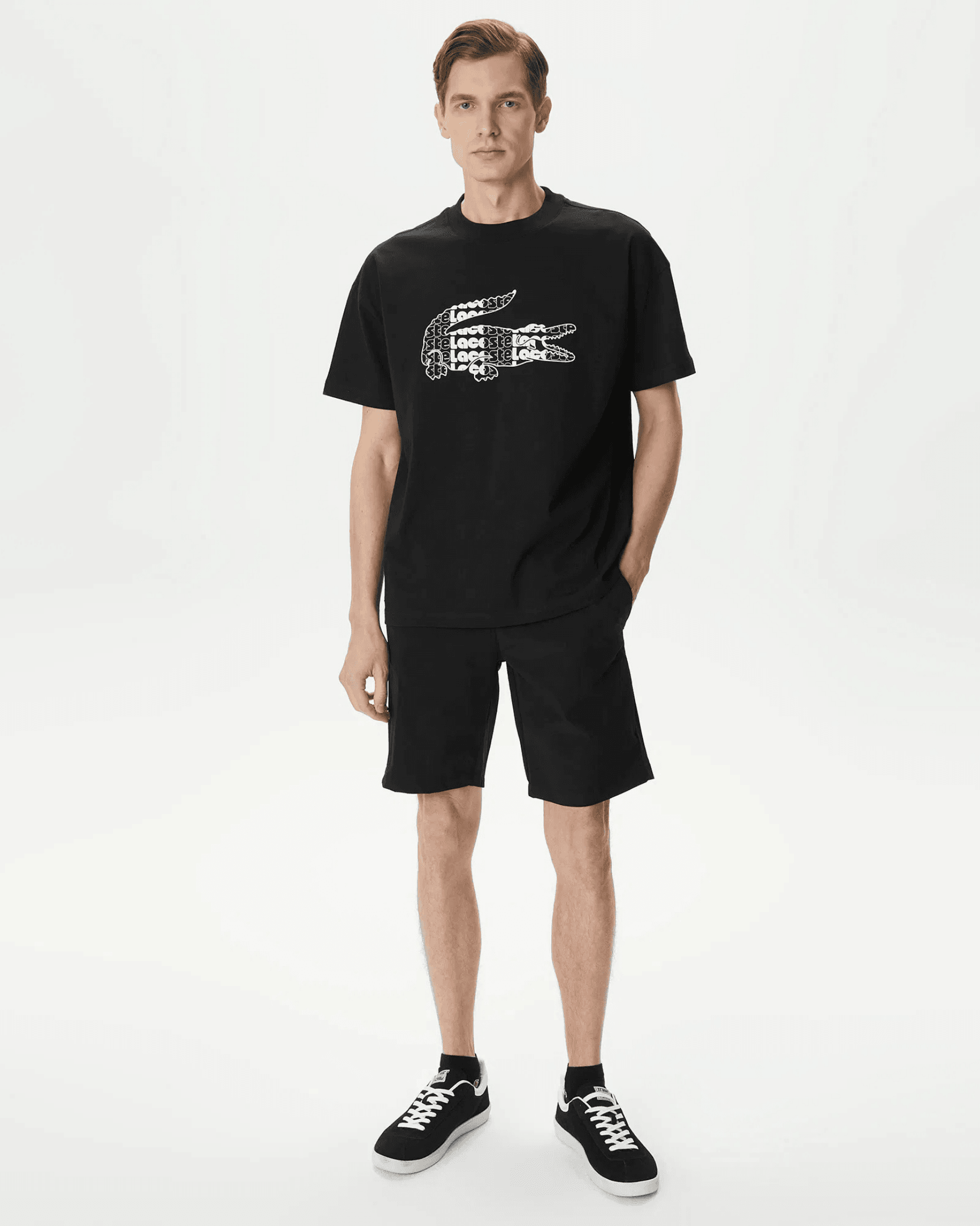 Relaxed Fit Bisiklet Yaka Tshirt