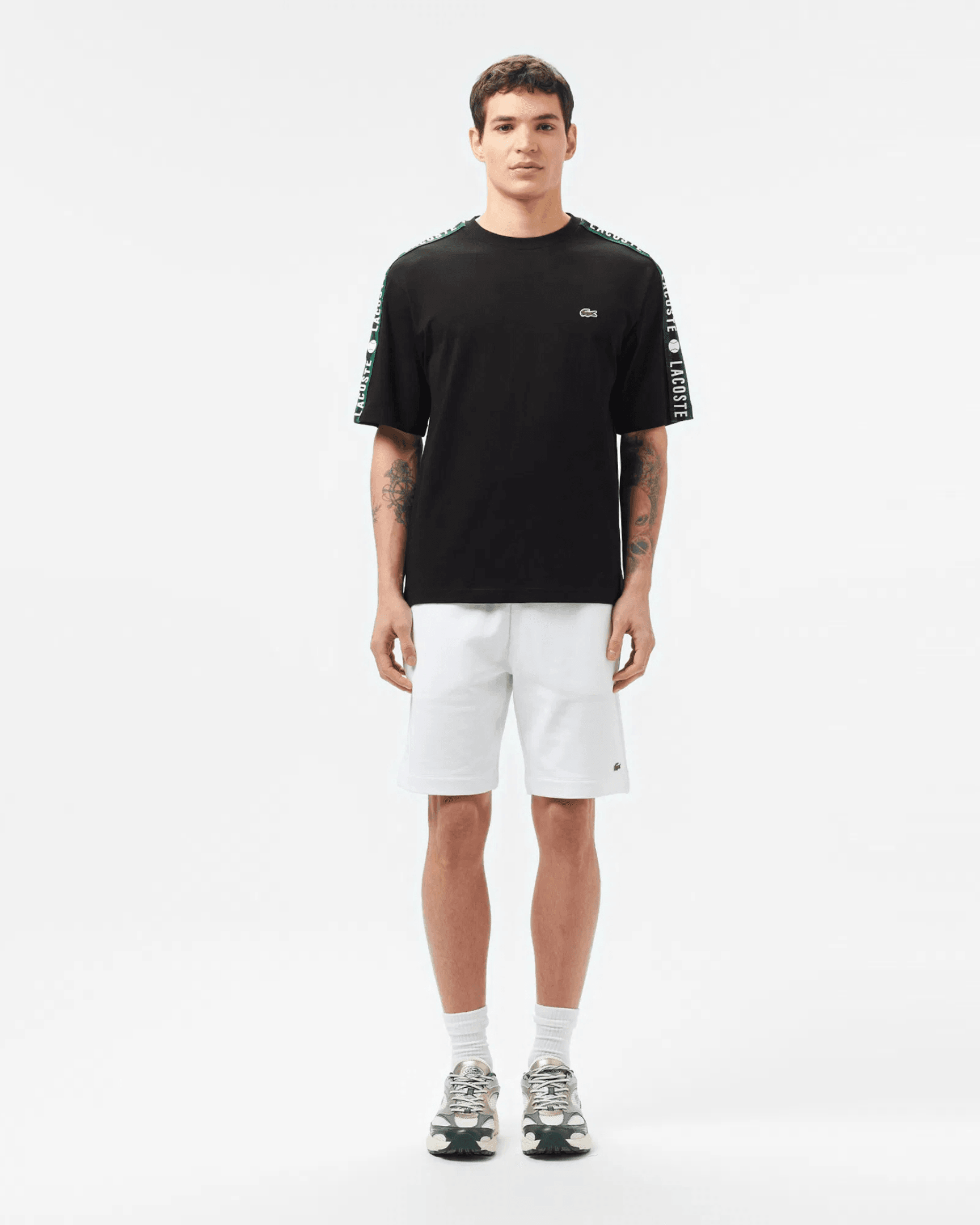 Erkek Relaxed Fit Bisiklet Yaka