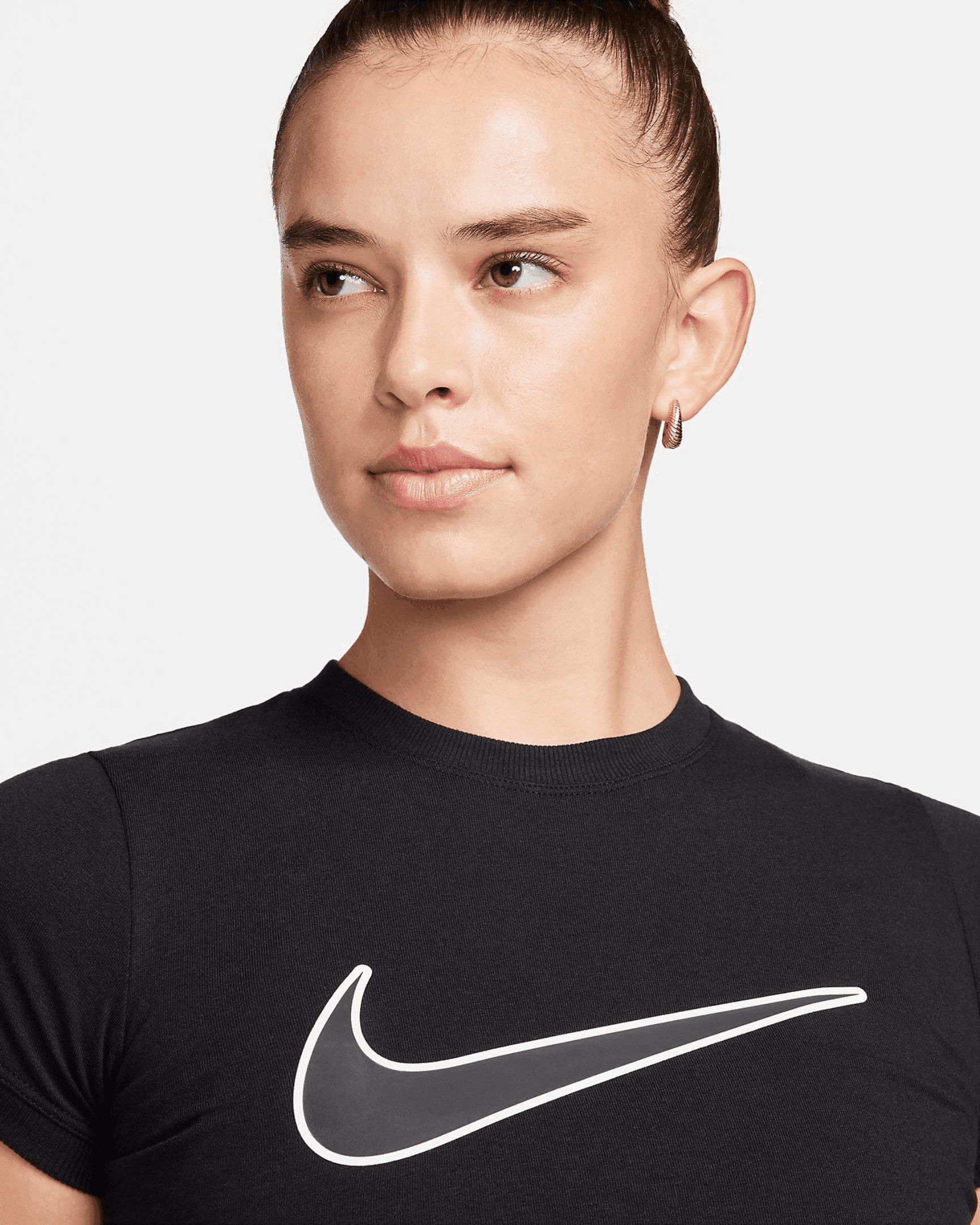 Swoosh Graphic Cropped Tişört