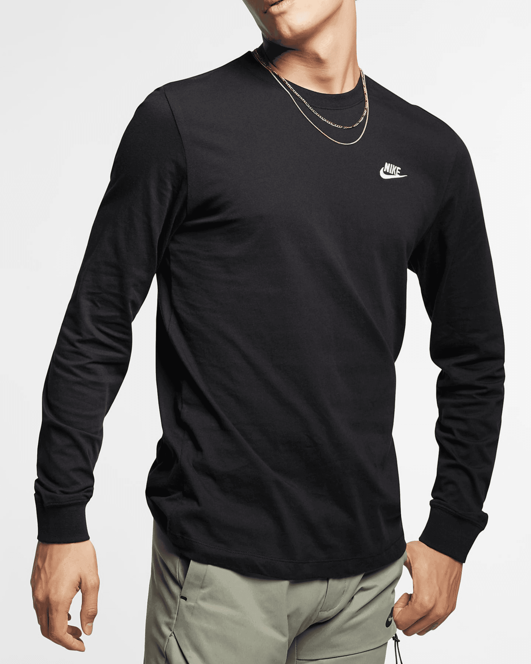 Club Fleece Uzun Kollu Tişört