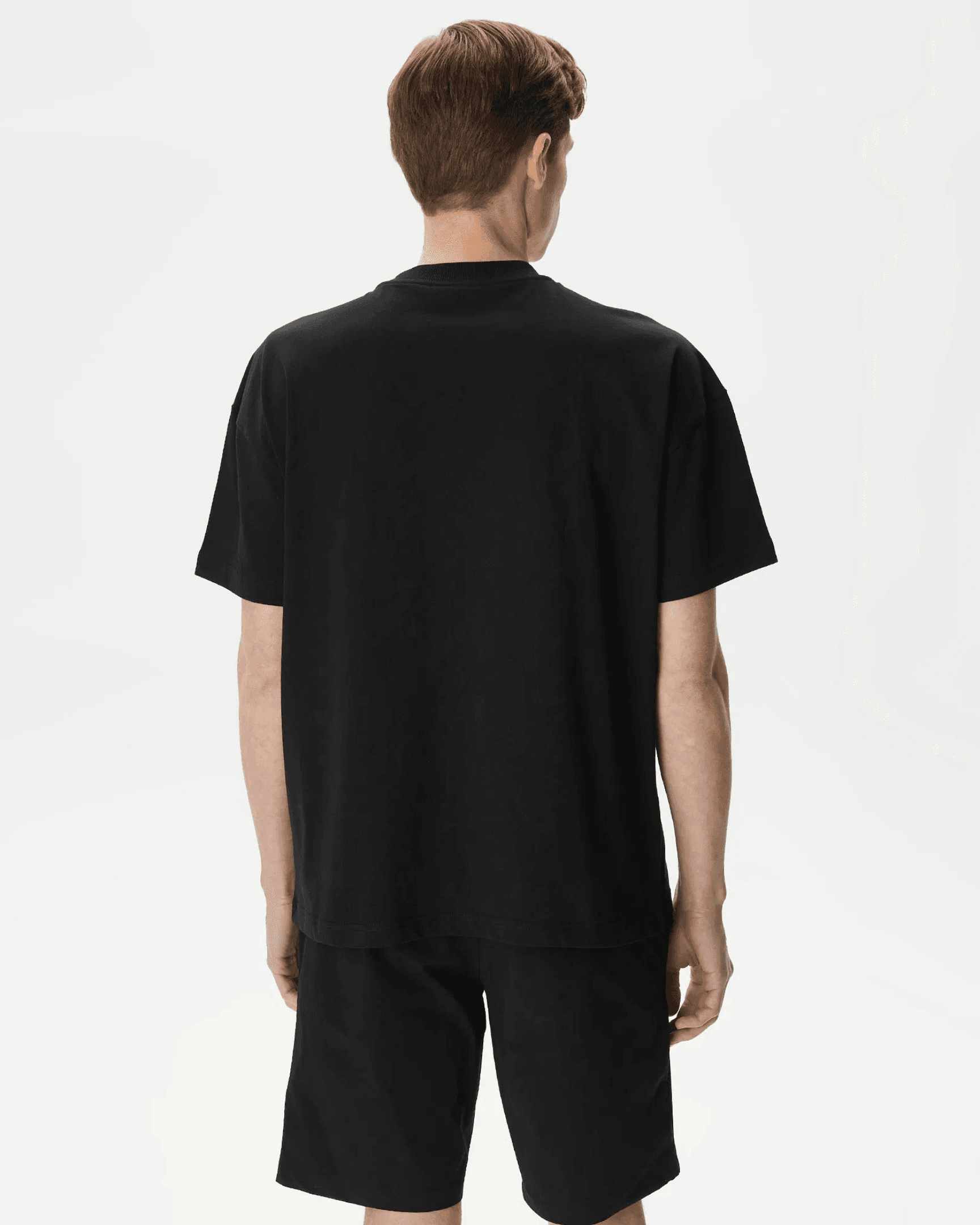 Relaxed Fit Bisiklet Yaka Tshirt