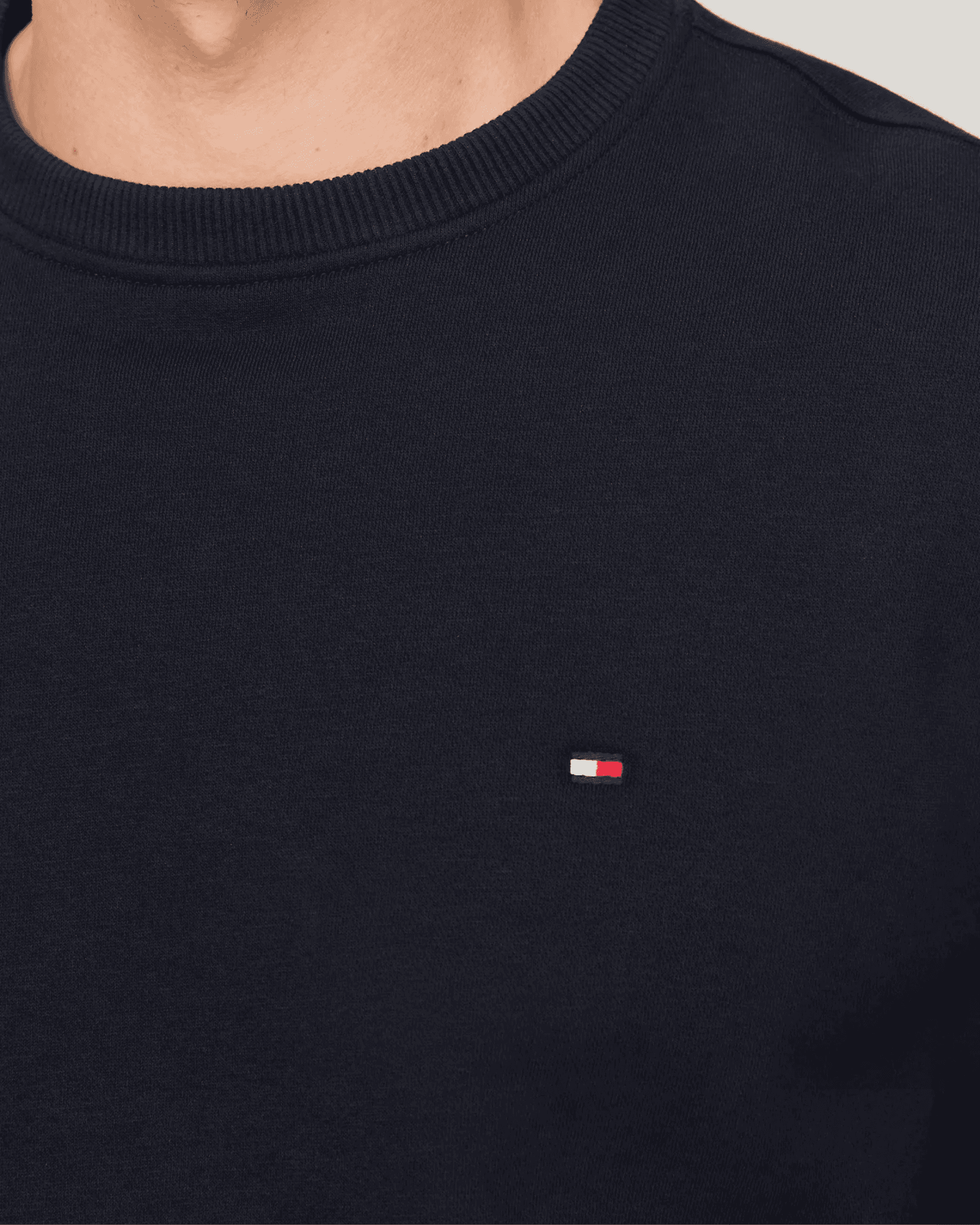Solid Crewneck Sweatshirt