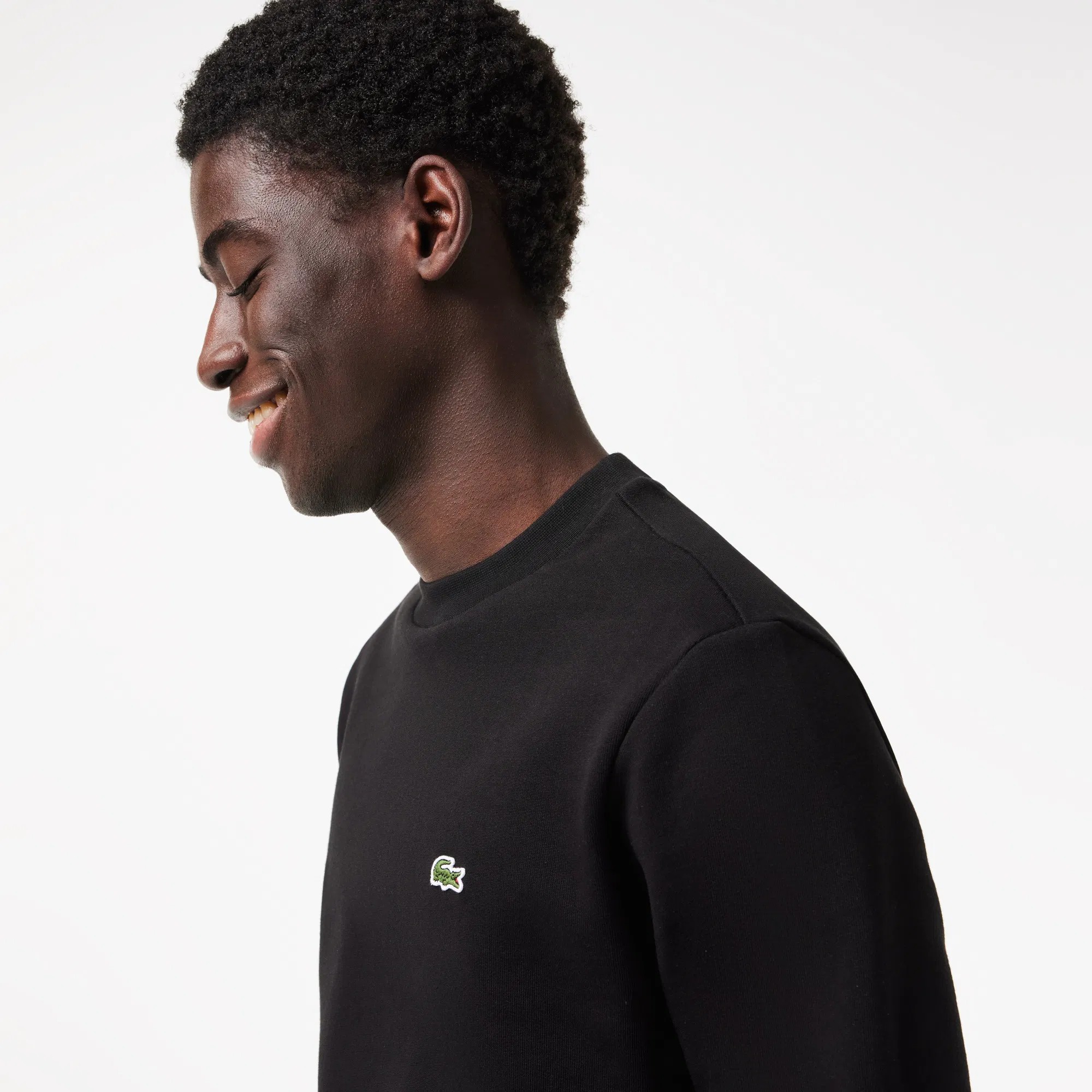 Classic Fit Bisiklet Yaka Organik Pamuk Sweatshirt