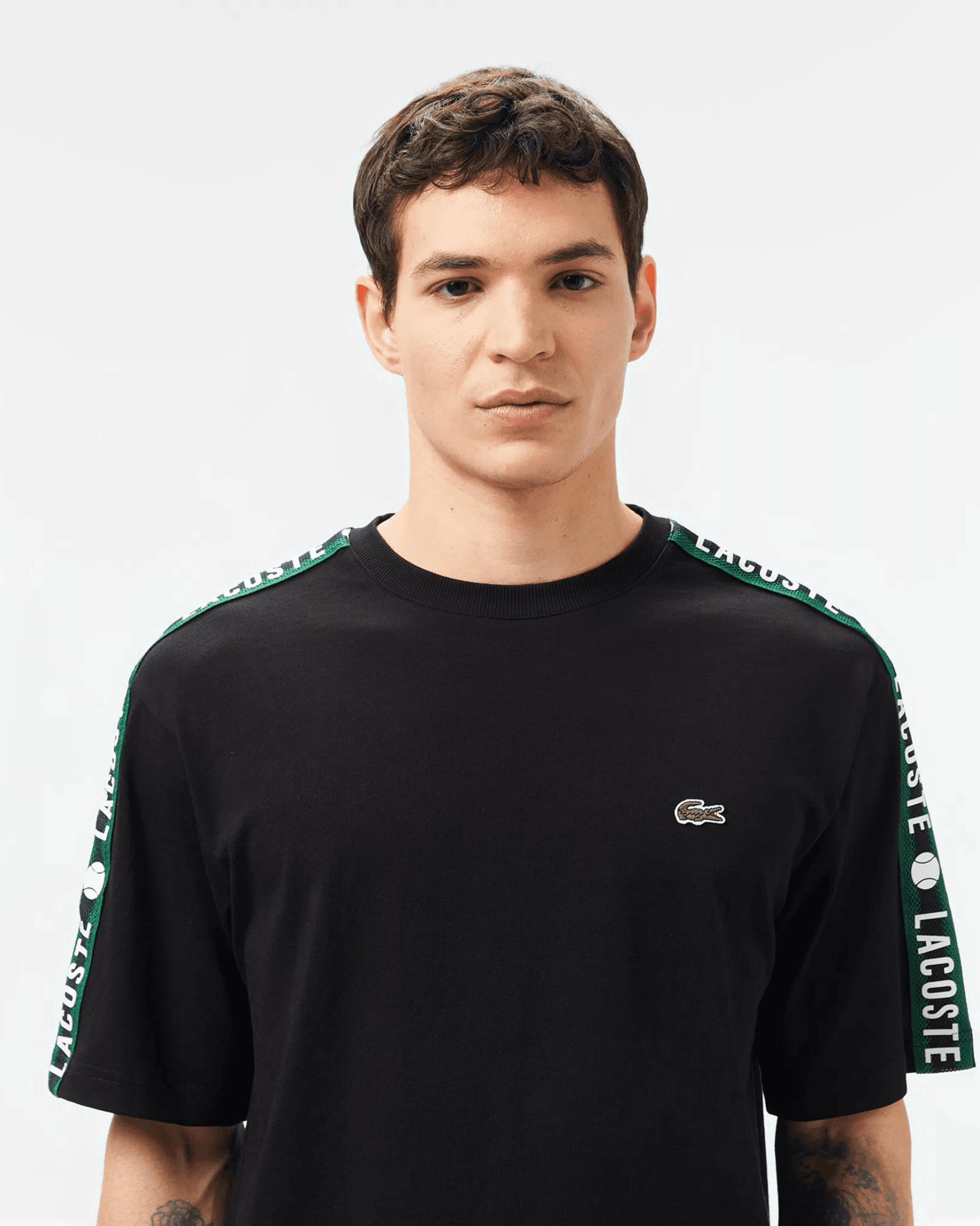 Erkek Relaxed Fit Bisiklet Yaka