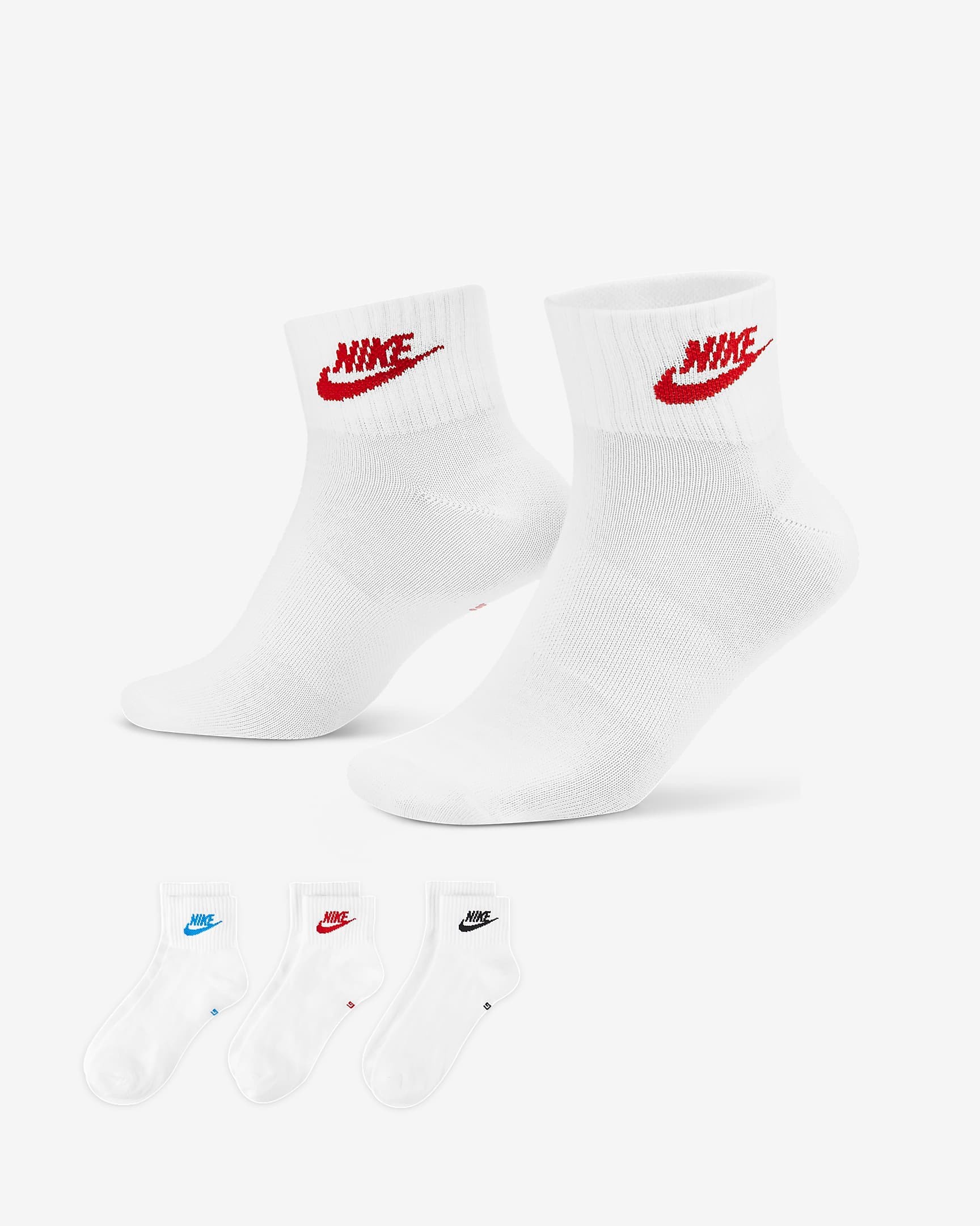Sportswear Everyday Essential Bilek Çorapları (3 Çift) - Multi