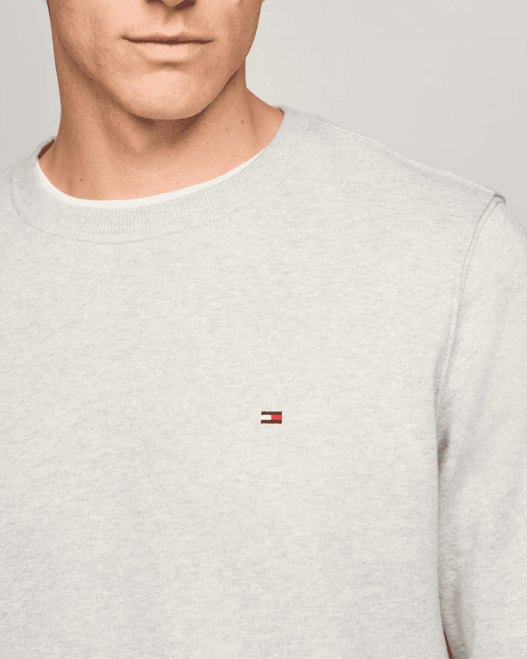 Solid Crewneck Sweatshirt