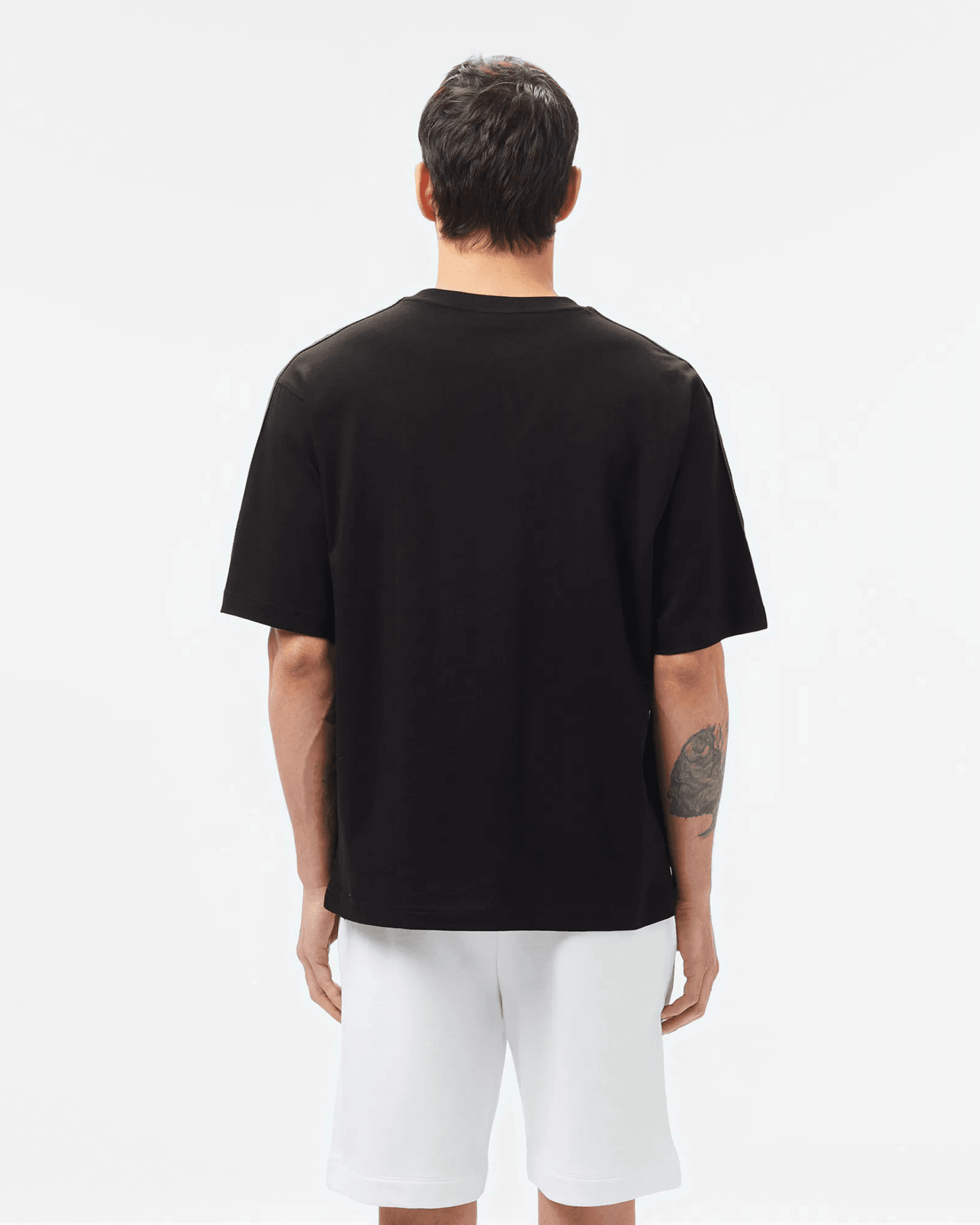 Erkek Relaxed Fit Bisiklet Yaka