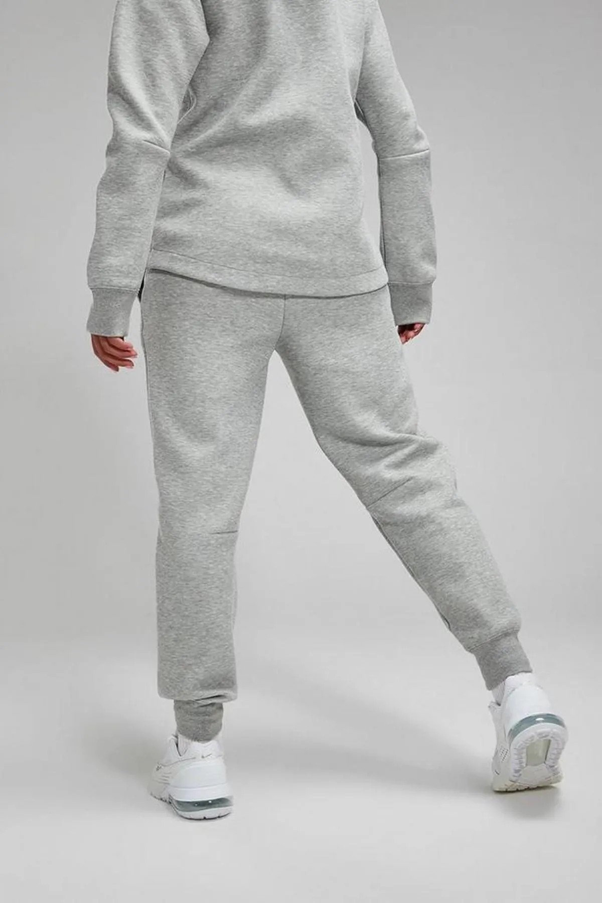 Sportswear Tech Fleece Standart Fit Mid Rise Jogger Gray Kadın