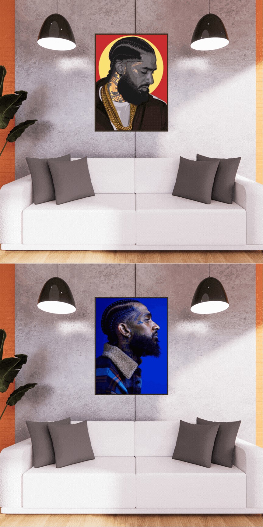 3D Triple Transition Nipsey Hussle Lenticular Poster