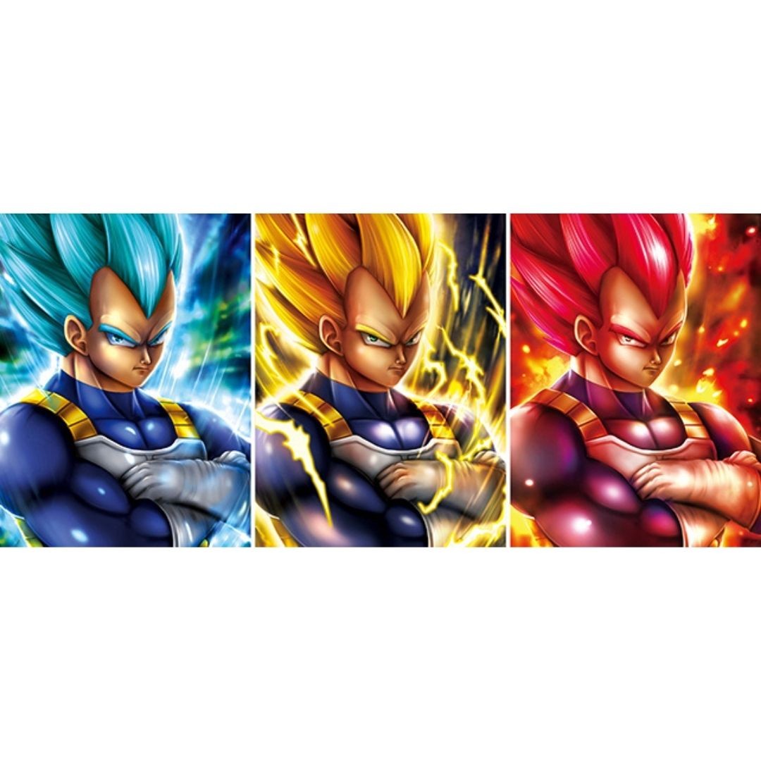 3D Triple Transition Vegeta Dragon Ball Z Lenticular Poster