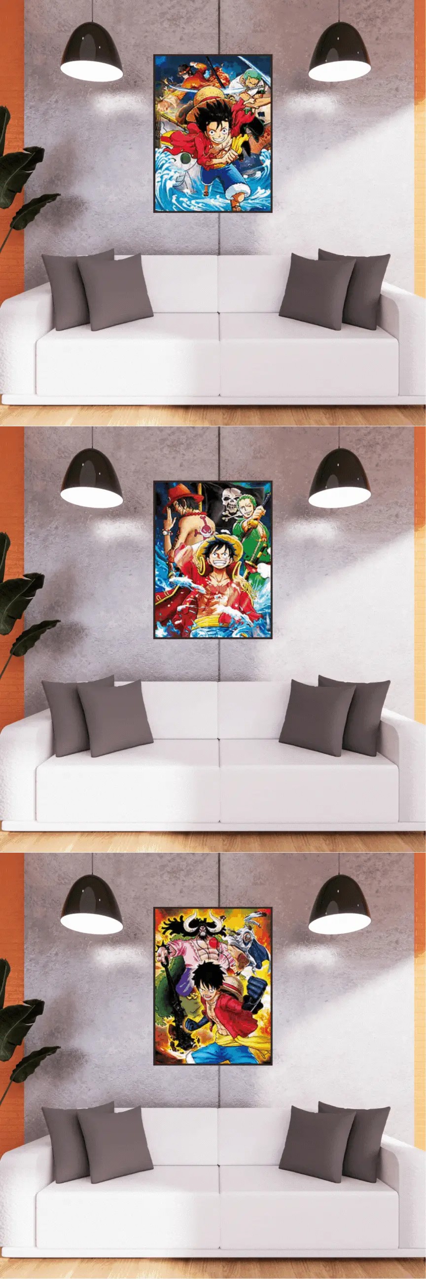 3D Triple Transition One Piece Lenticular Poster