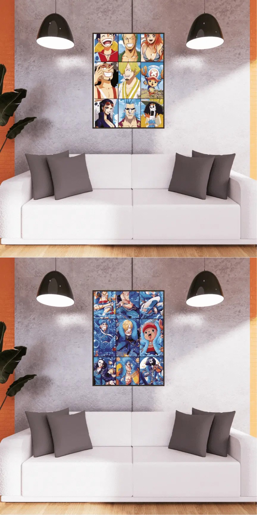 3D Triple Transition One Piece Lenticular Poster