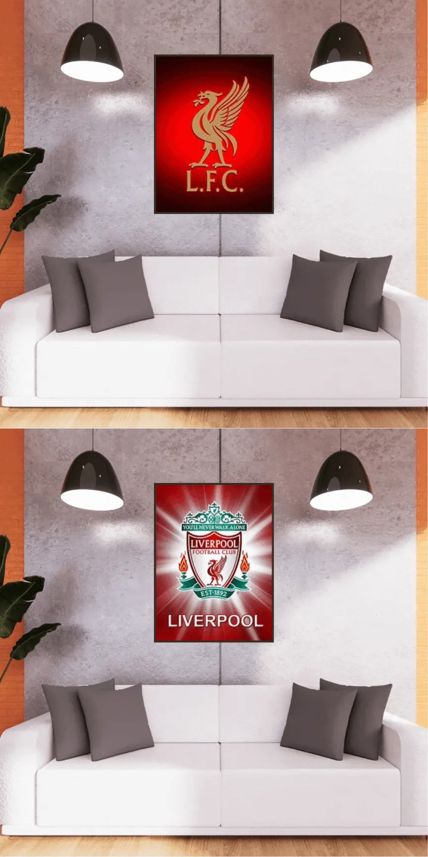 3D Triple Transition Liverpool Lenticular Poster