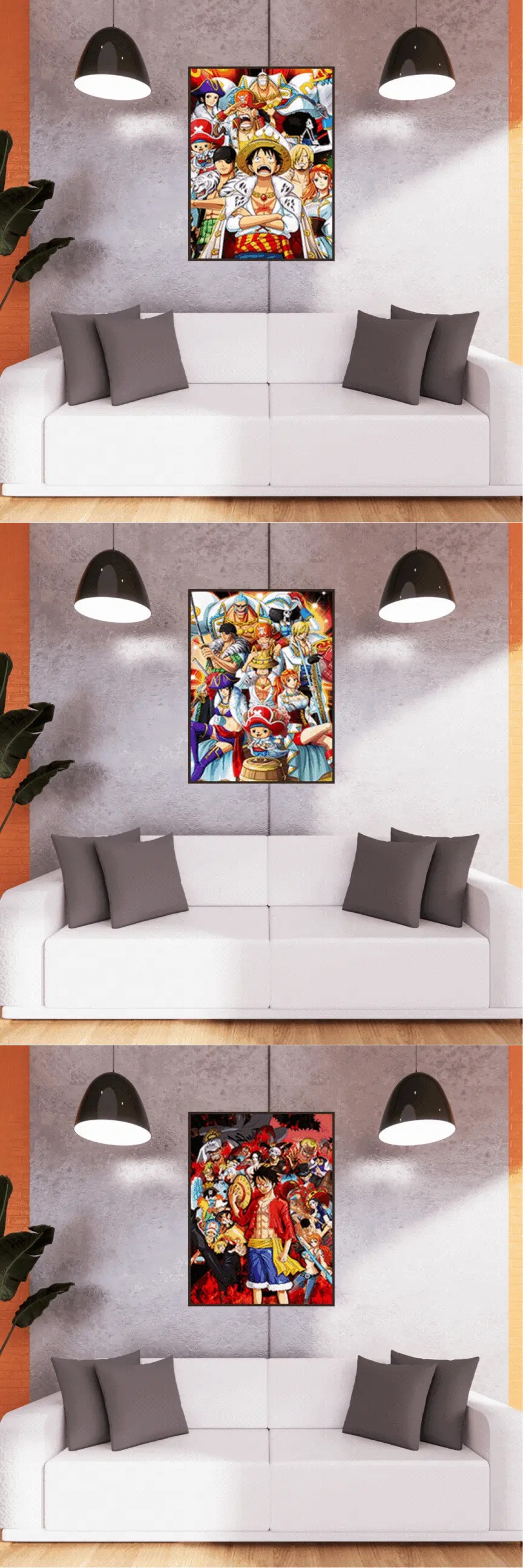 3D Triple Transition One Piece Lenticular Poster