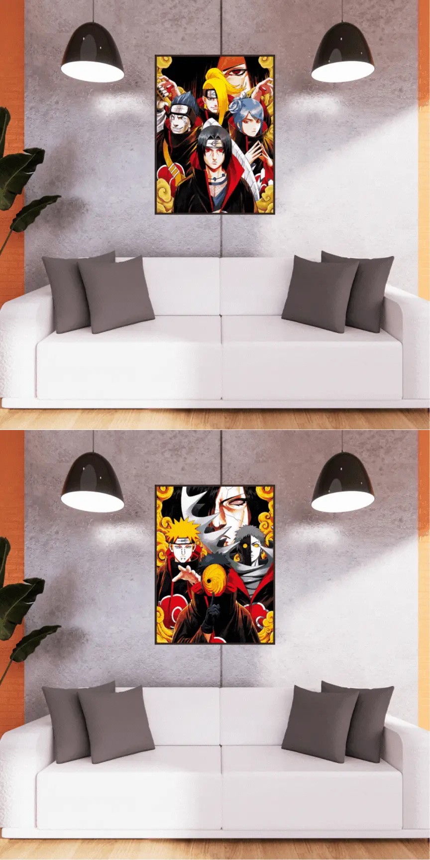 3D Triple Transition Naruto Lenticular Poster