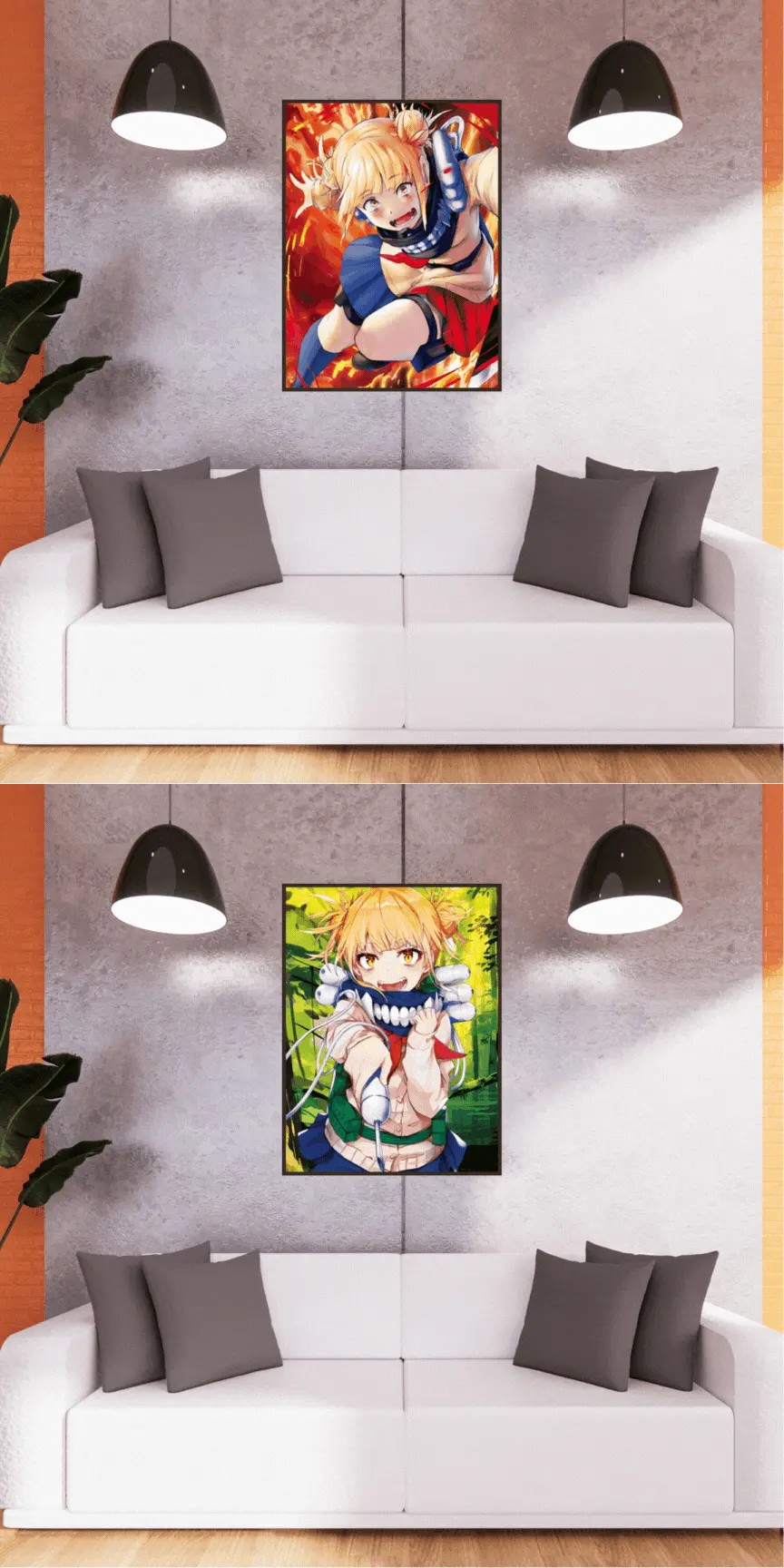 3D Triple Transition My Hero Academia Lenticular Poster