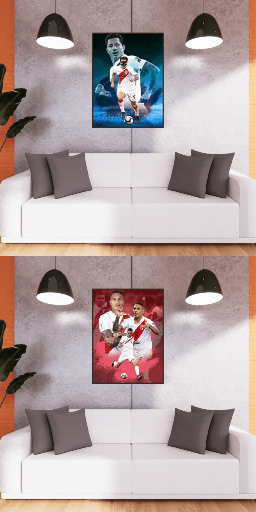 3D Triple Transition Paolo Guerrero Lenticular Poster