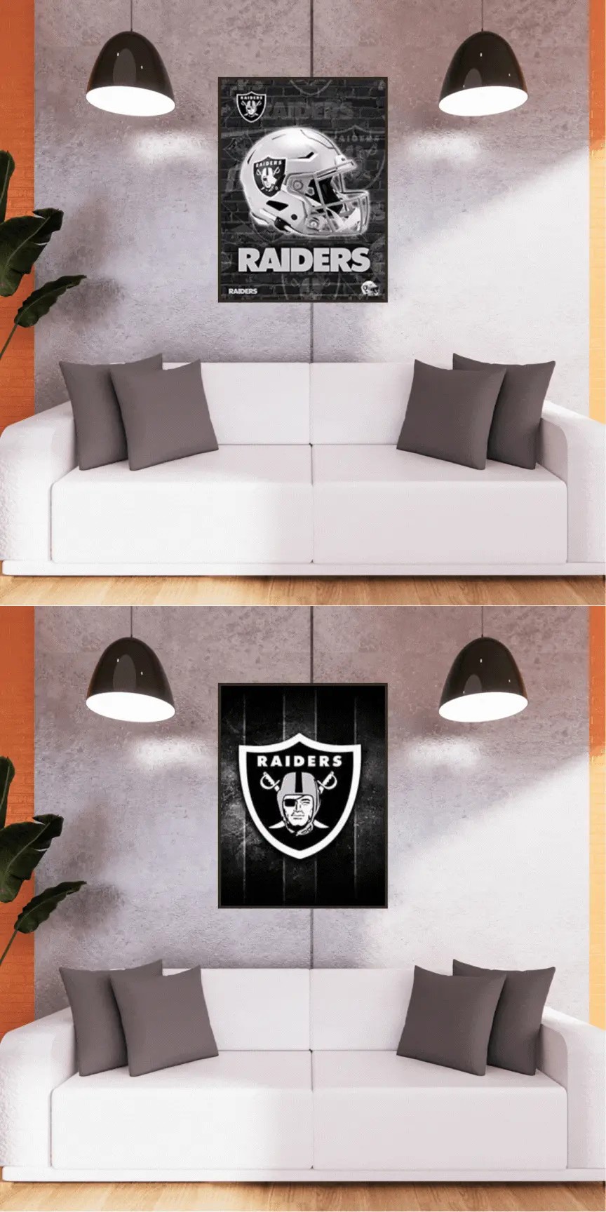 3D Triple Transition Las Vegas Raiders Lenticular Poster