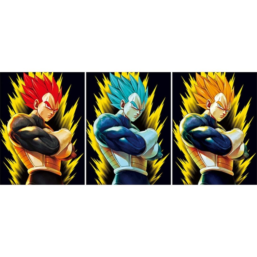 3D Triple Transition Vegeta Dragon Ball Z Lenticular Poster