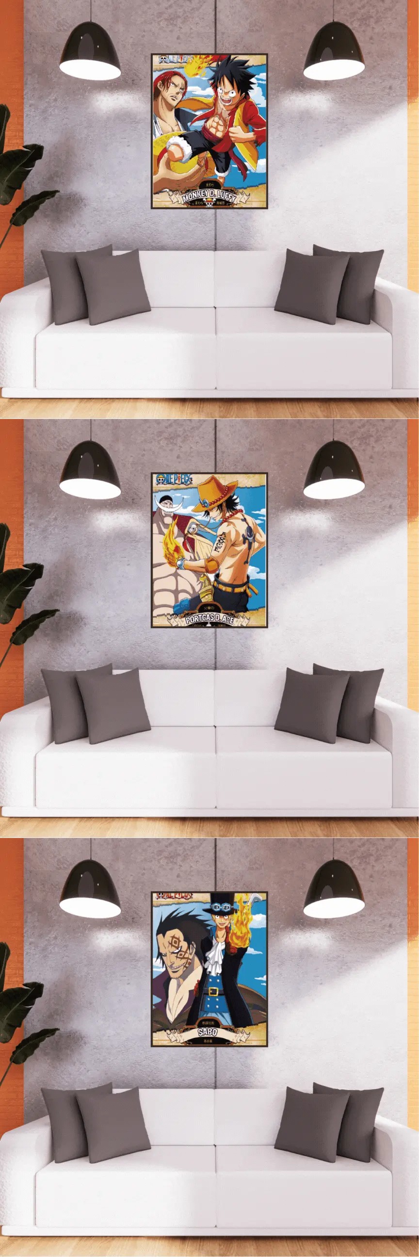 3D Triple Transition One Piece Lenticular Poster