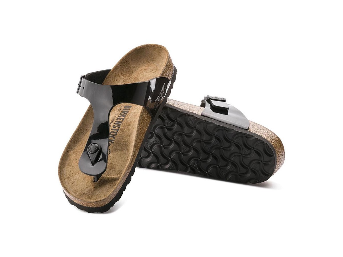 Birkenstock Gızeh Patent Kadın Terlik Siyah