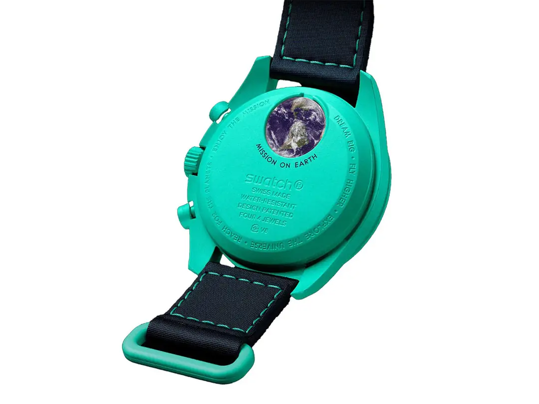 Swatch x Omega MISSION ON EARTH - POLAR LIGHTS SO33L103 -SPARKSOLE