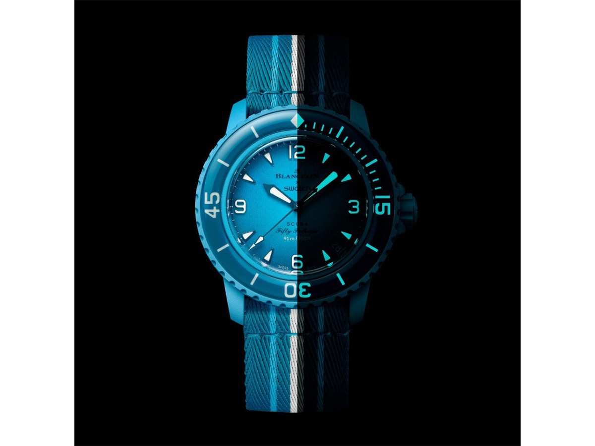 Swatch x Blancpain Blue Lagoon 
