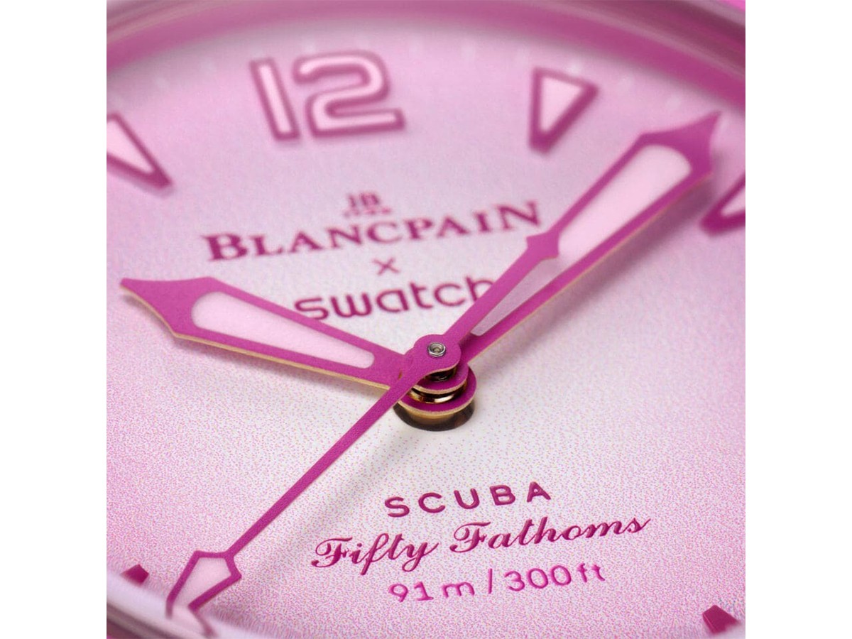 Swatch x Blancpain Pink Ocean