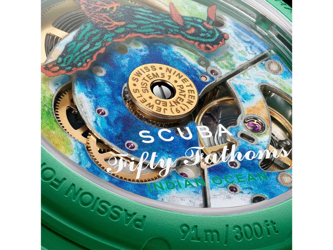 Swatch x Blancpain Indıan Ocean SO35I100C -SPARKSOLE