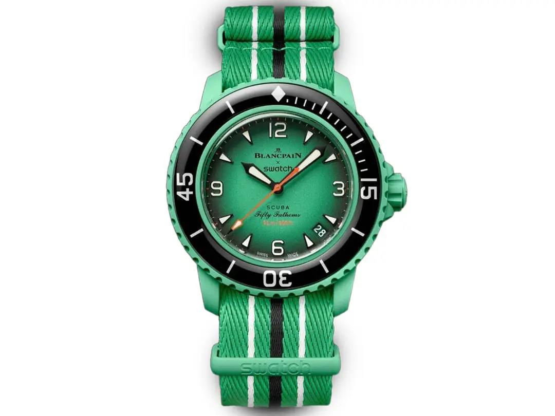 Swatch x Blancpain Indıan Ocean SO35I100C -SPARKSOLE
