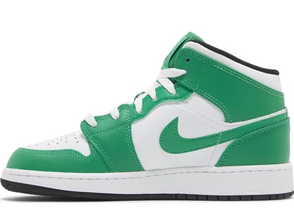 Air Jordan 1 Mid Lucky Green Gs