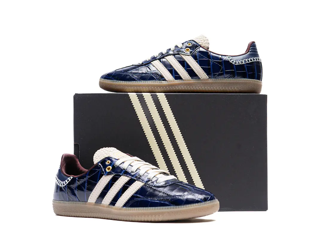テ*ン様  WALES BONNER SAMBA Wales Bonner x Samba OG Collegiate Navy JH9825 -Sparksole