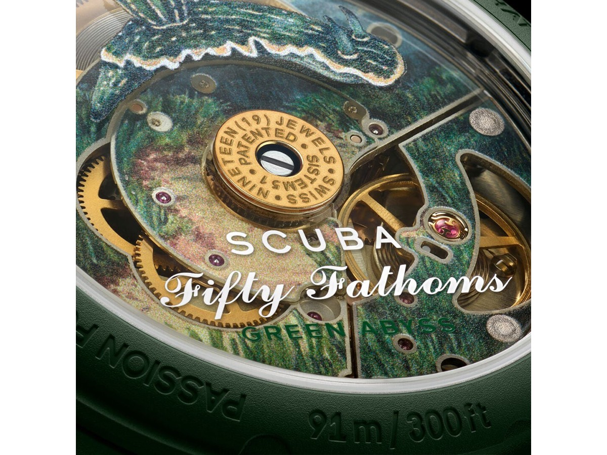 Swatch x Blancpain Green Abyss