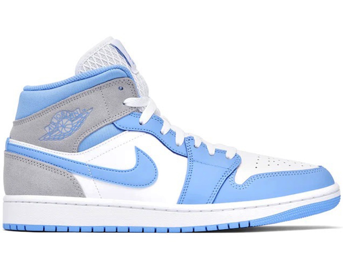 Air Jordan 1 Mid University Blue Grey